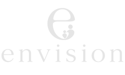 Envision Family Eye Care Logo White Version